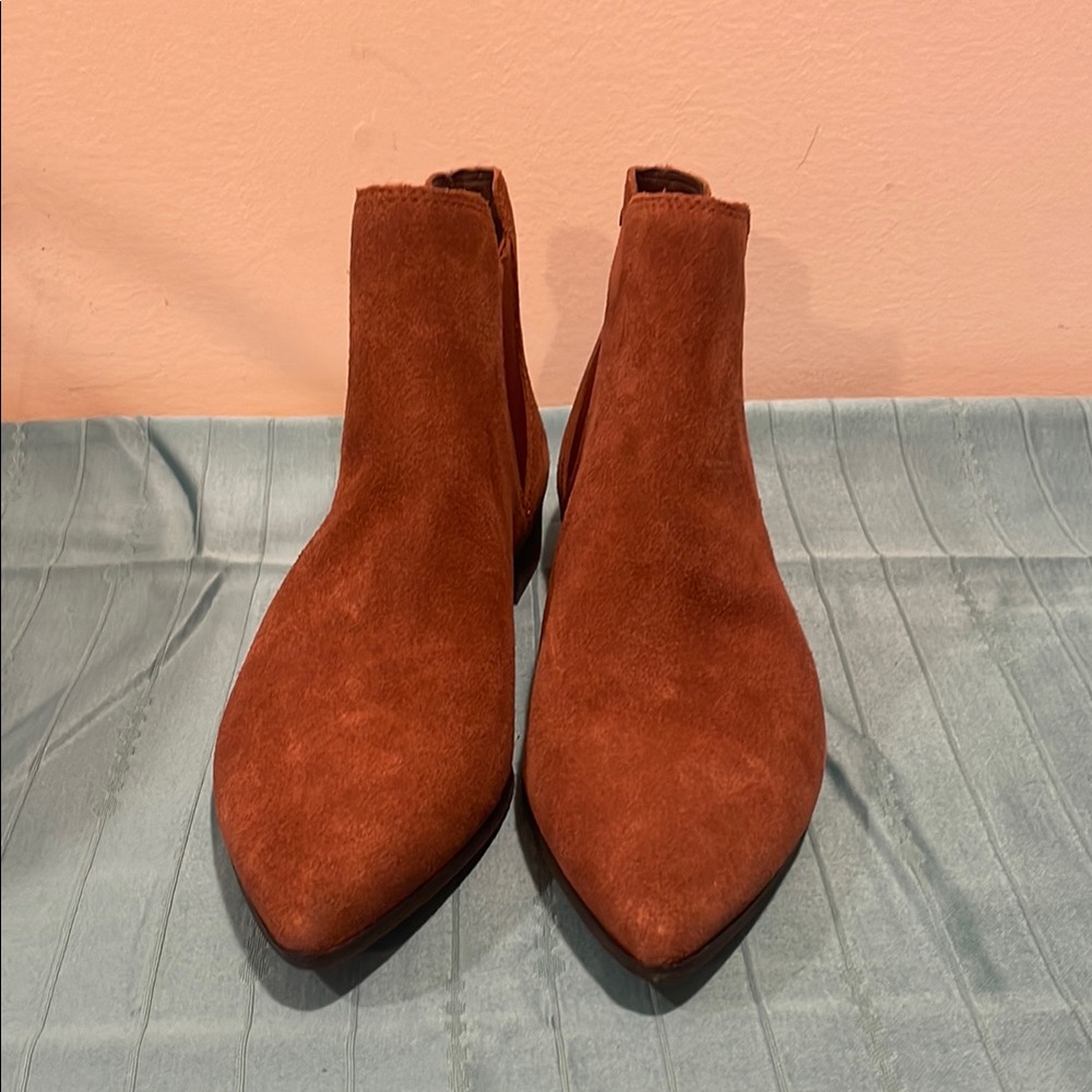 Cole Haan Suede Ankle Boots, Size 7